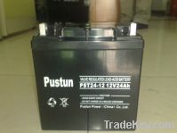 Sell Sealed lead acid battery 12v 24ah deep cycle storage battery
