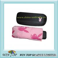 Sell 19" 5 folding promotion brand umbrella