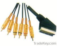 Sell Scart to 6 RCA Cable
