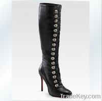high heel stage boots