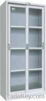 Sell full glass sliding door filing cabinet JT-089
