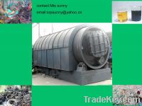 Sell tyre pyrolysis equipment/waste tyre recyling equipment getting oi