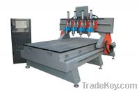 Multifunctional Woodworking Machine with Four Heads