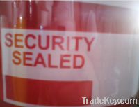 Sell security tape