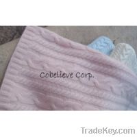 Sell Cashmere Cable Baby Blanket