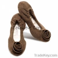 Sell Cashmere Ballet Slippers with Flowers