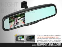 Sell  3.5 inch car special rearview mirror monitor with No.3 bracket F