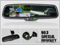 Rearview-4.3inch car rearvew mirror monitor with parking sensor camera