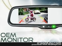 3.5INCH car rearview mirror monitor for reversing for Audi
