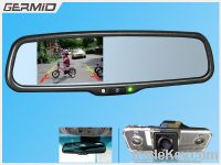 Navigation- 4.3inch car rearview mirror monitor with bluetooth fo