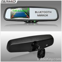 Rearview mirror-4.3 inch Bluetooth rearview mirror LCD monitor