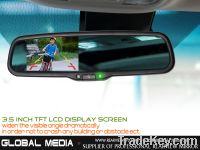 Sell 3.5 inch special rearview mirror monitor with parking sensor