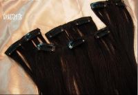 Sell Top quality Clip on hair extension, skin weft! WWW AOKSEEK COM!