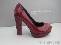 Sell red platform shoes