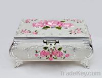 Sell metal jewelry box jewel box ring holder