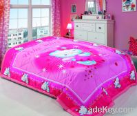 Sell children cotton quilt with hello kitty design