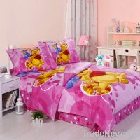 Sell kids cartoon bed sheet set supplier