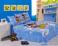 Sell baby cotton fitted sheet with cartoon design