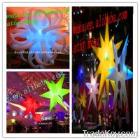 led inflatable star for wedding decoration