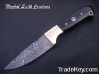 damascus hunting knife