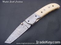 Damascus Folding Knife