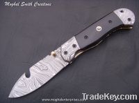 Damascus Folding Knife