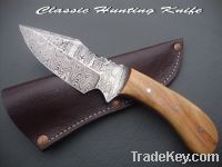 Damascus Hunting Knife