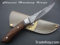 Damascus Hunting Knife