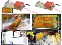 Sell Manual Spiral potato Cutting machine 0086-15238616350