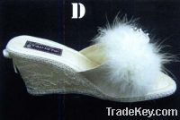 Lady feather wedding shoe(WDX-04)
