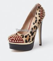 PU High-heeled Lady Shoe&Elegant Women's Shoe Sexy(GGX-15)