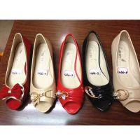 PU Women Flat Shoes Peep-toe [JGB050603]