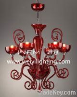 Glass Chandelier  Light