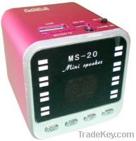 Sell metal portable mini speaker, USB speaker, multifunction MS-20