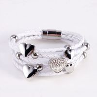 fashion jewelry leather bracelet new design nice and interesting