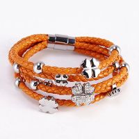 Fashion Hemp Leather Braided Wristband Bracelets & Bangles