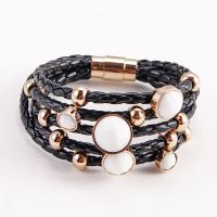 magnetic leather fashion bracelets vners