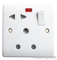 Sell 2gang electric wall switch and socket