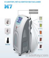 IPL for hair removal and ND:Yag laser for tattoo removal