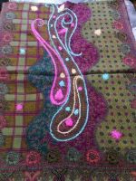 Fancy Boiled Wool Embroidery Shawls