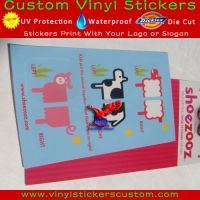 Sell custom die cut vinyl stickers