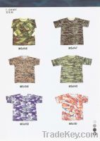 Sell of military t-shirt, camo t-shirt , cotton t-shirt