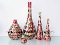 Sell Mosaic Glass Vase/Jar/Home Decoration for Christmas Gift
