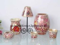 Sell Mosaic Glass Candle Holder/Lampshade/Fragrance Oil Lamp(DE-061)