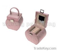 Sell faux leather jewelry box(WH-J1014)