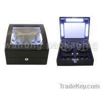 Sell LED light double watch winder(WH-AW1714)