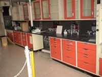 Laboratory Base and wall cabinets