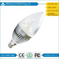 E14 base 3W led candle light with 3 years warranty