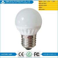 High quality 3W E14/E27 bulb shaped Ceramic LED bulb light