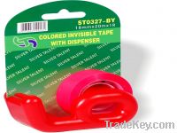 Invisible and colorful stationery tape( ST0237B-Y)